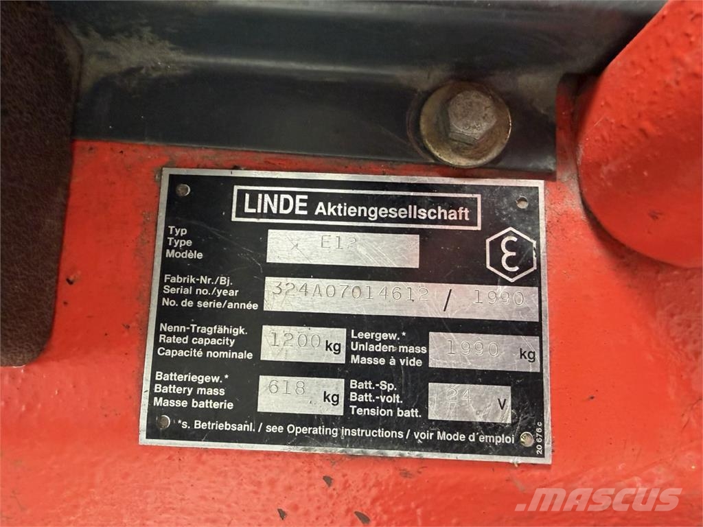 Jungheinrich E12Z Elektrische heftrucks