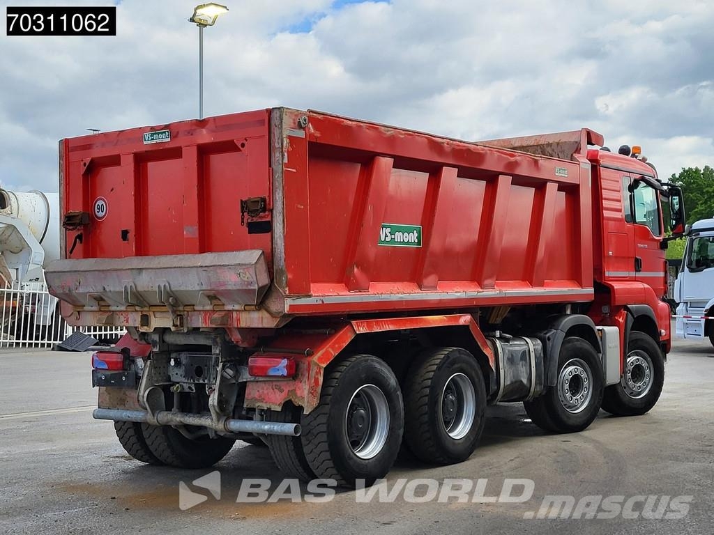 MAN TGS 41.510 TGS 8X4 17m3 tipper Full Steel Hub redu Самоскиди