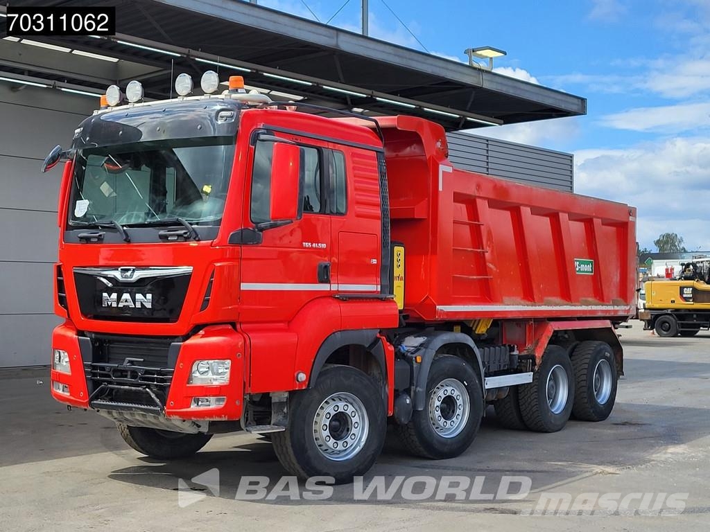 MAN TGS 41.510 TGS 8X4 17m3 tipper Full Steel Hub redu Самоскиди