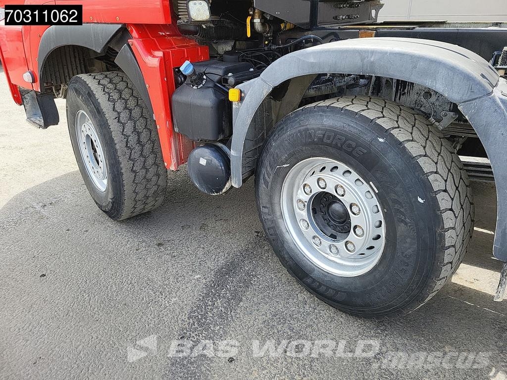 MAN TGS 41.510 TGS 8X4 17m3 tipper Full Steel Hub redu Самоскиди