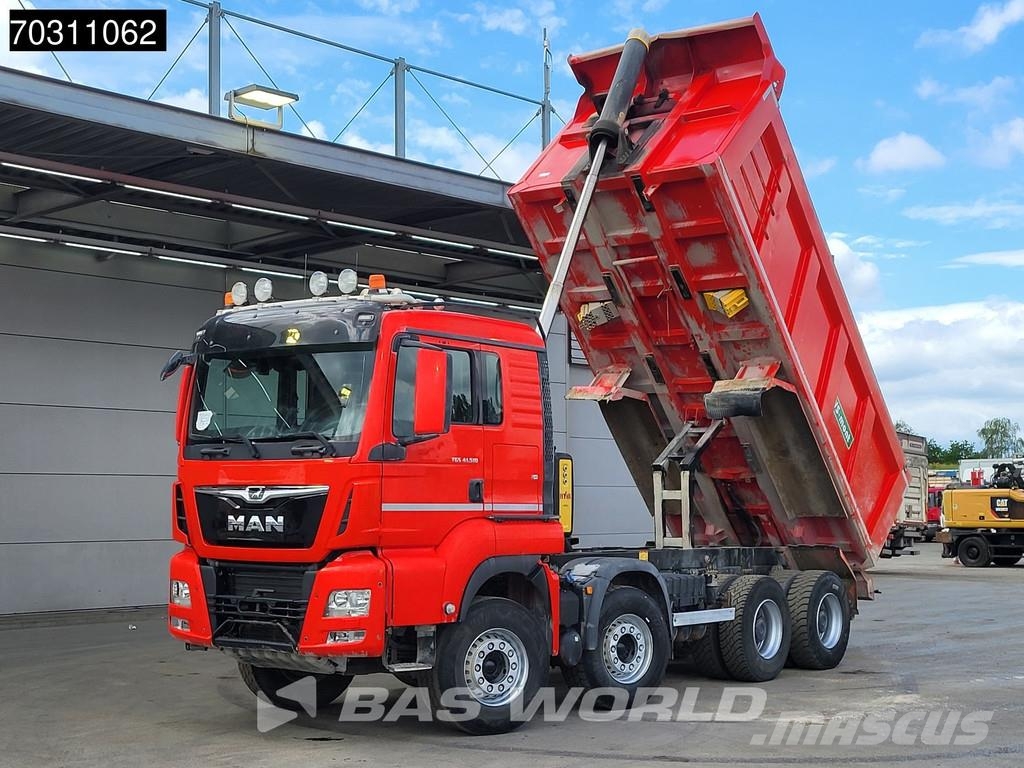 MAN TGS 41.510 TGS 8X4 17m3 tipper Full Steel Hub redu Самоскиди