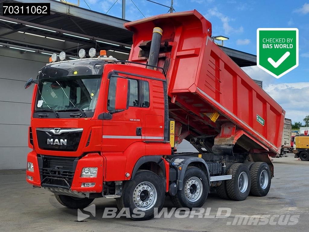 MAN TGS 41.510 TGS 8X4 17m3 tipper Full Steel Hub redu Самоскиди
