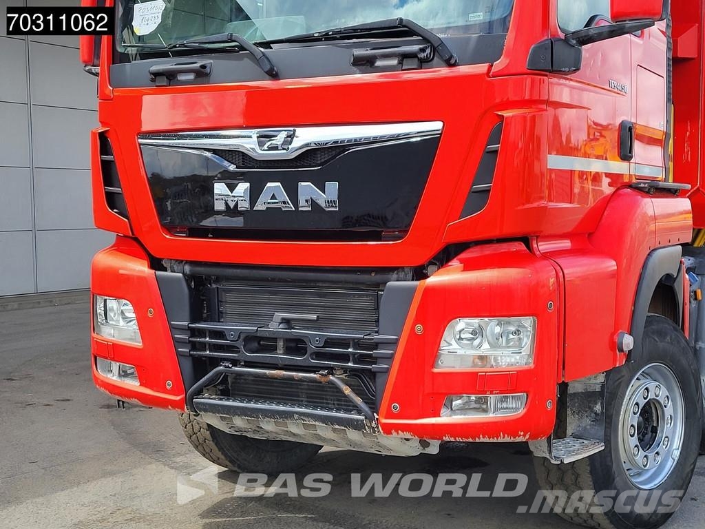 MAN TGS 41.510 TGS 8X4 17m3 tipper Full Steel Hub redu Самоскиди
