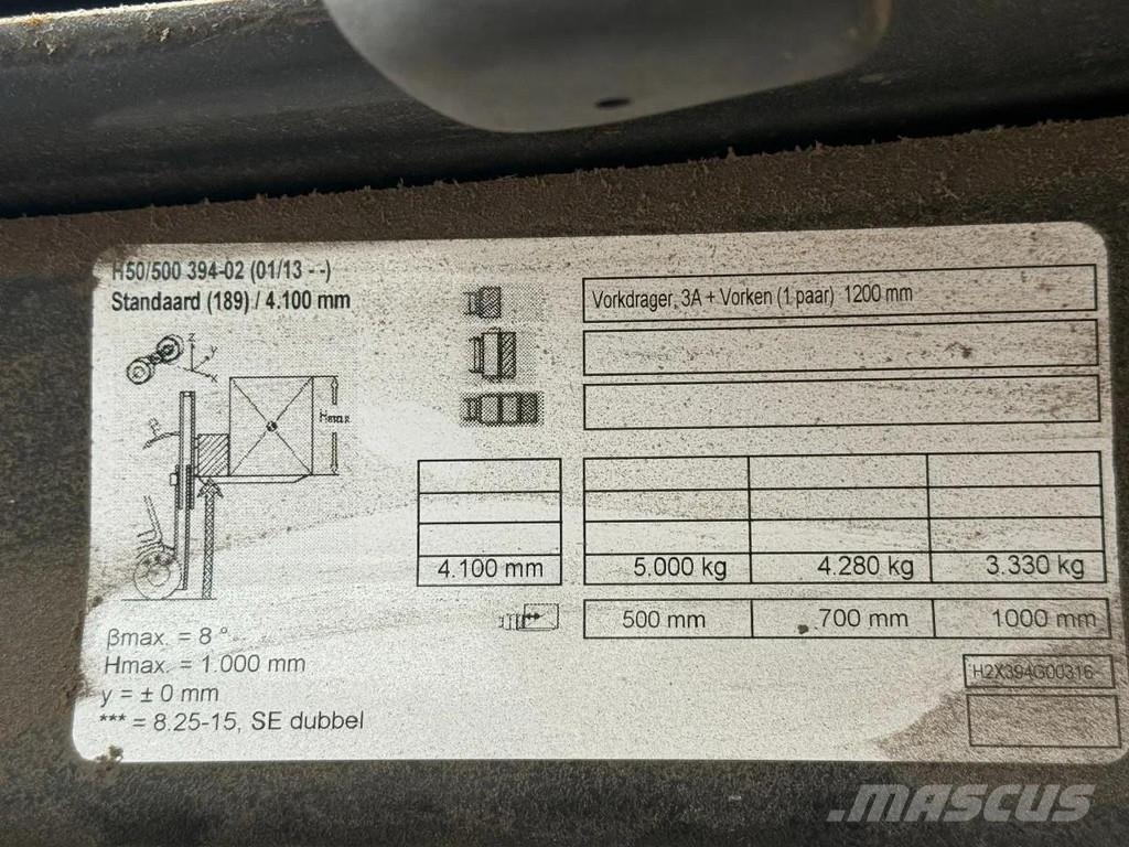 Linde H50 /5000 CE 天然气叉车