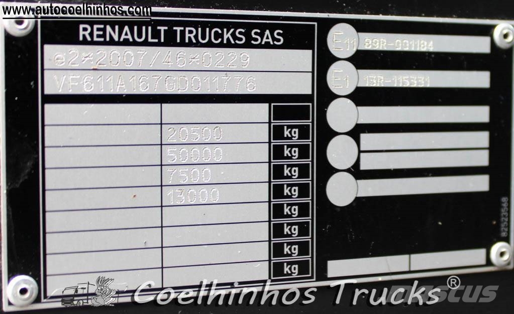 Renault T 460 Retarder Trækkere