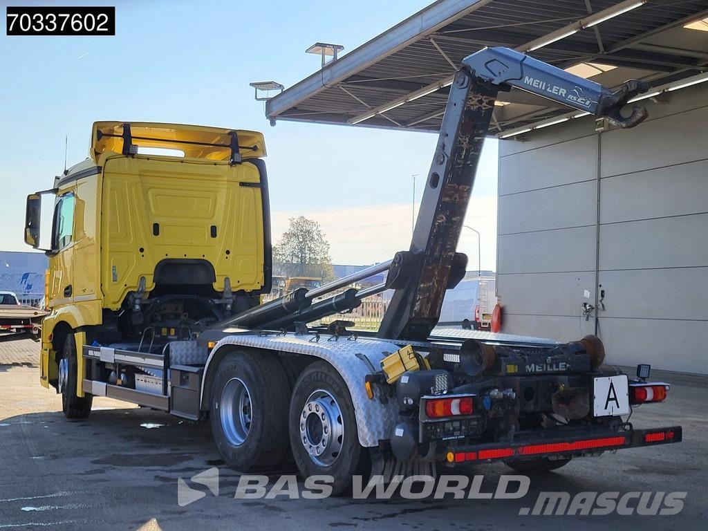 Mercedes-Benz Actros 2543 6X2 Meiller RA 21 67 containersystem F Camion ampliroll
