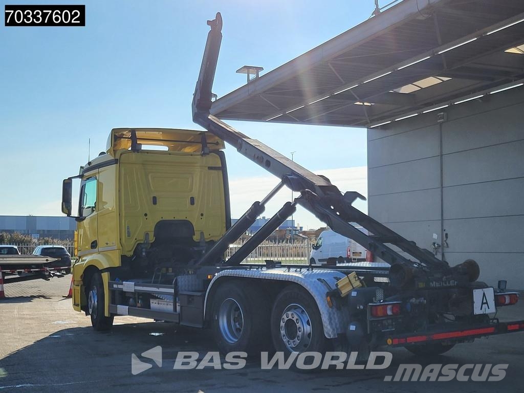 Mercedes-Benz Actros 2543 6X2 Meiller RA 21 67 containersystem F Camion ampliroll