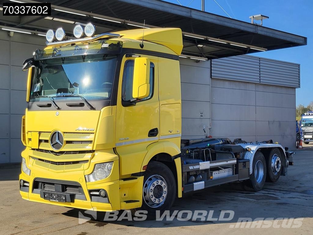 Mercedes-Benz Actros 2543 6X2 Meiller RA 21 67 containersystem F Camion ampliroll