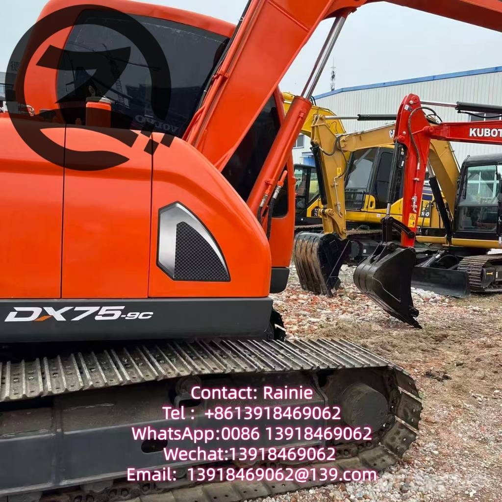 Doosan DX 75 Pásové rýpadlá