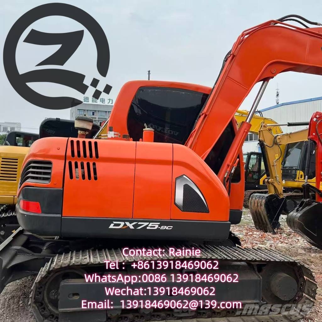 Doosan DX 75 Pásové rýpadlá