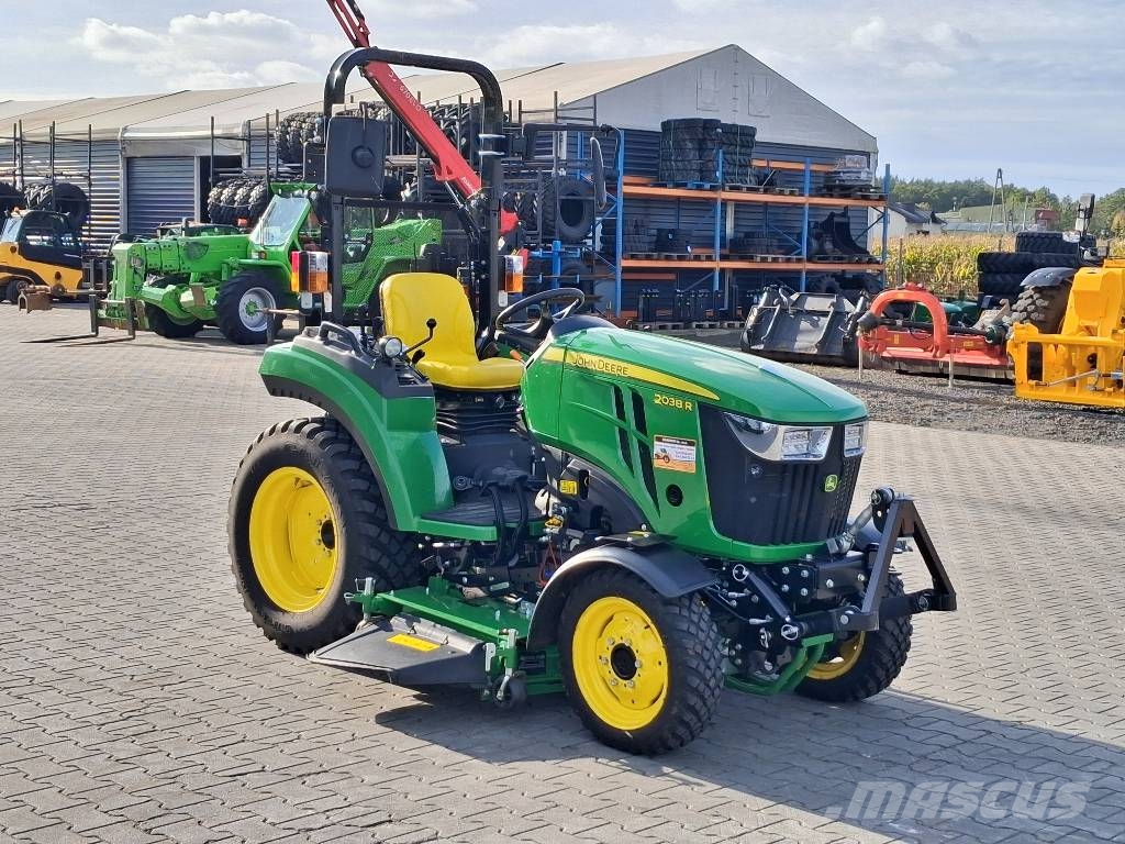 John Deere 2038 R Kosilice sa postoljem za vuču