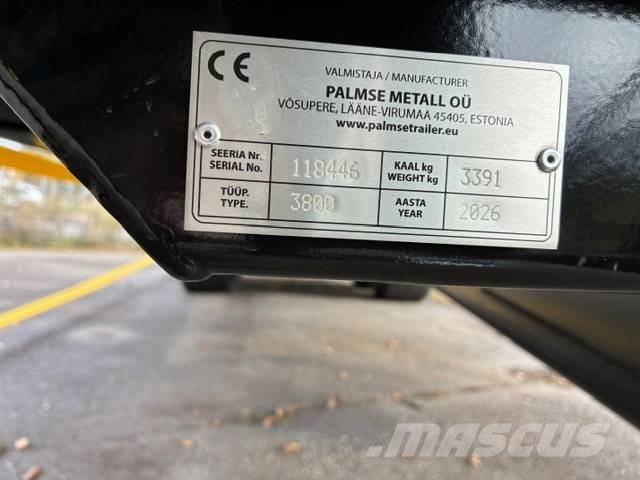 Palmse Balvagn B3800 Prikolice za bale