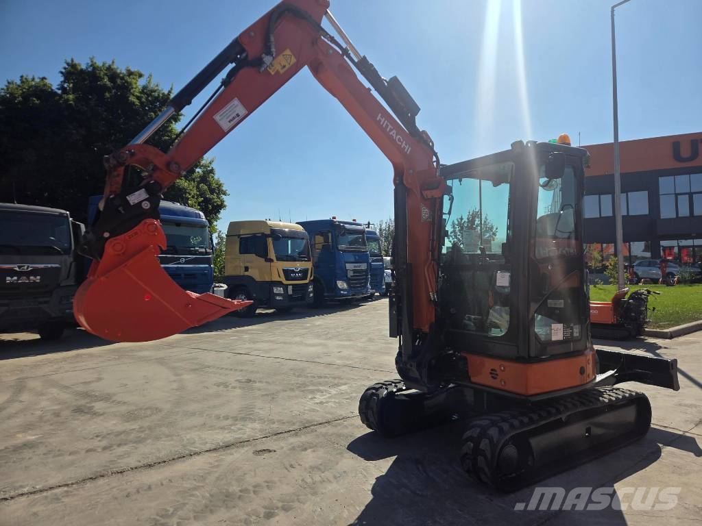 Hitachi ZX 33 U-6, 2023, quick coupler+3 new buckets Minibagger < 7t
