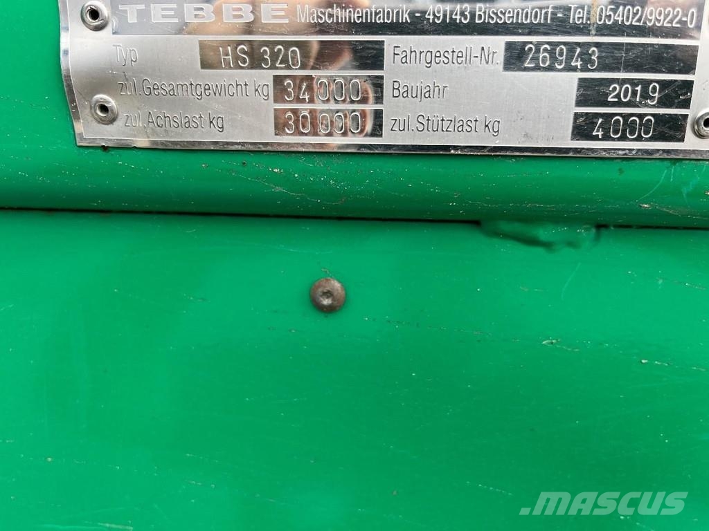 Tebbe HS 320 Cita mēslošanas tehnika