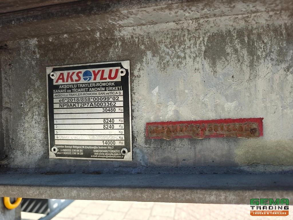 AKSOYLU 2 AXLE SEMI TRAILER AutoTransporter 4 Load Biltransporttrailer