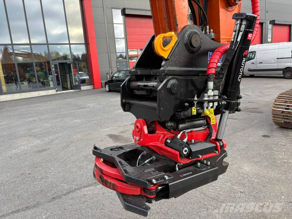 Hitachi ZX 225 US R LC-7 / 3D, Rototilt, Rasvari, Lämmitin Telakaivukoneet