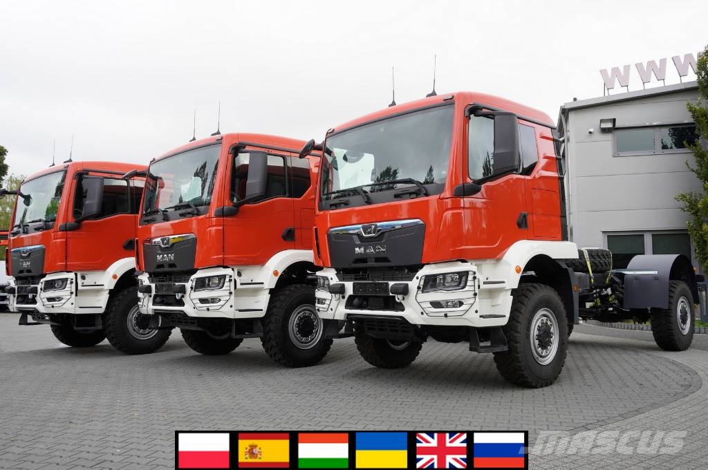 MAN TGM 18.250 4x4/ chassis 520 cm/ no mileage/3 units Nákladné vozidlá bez nadstavby