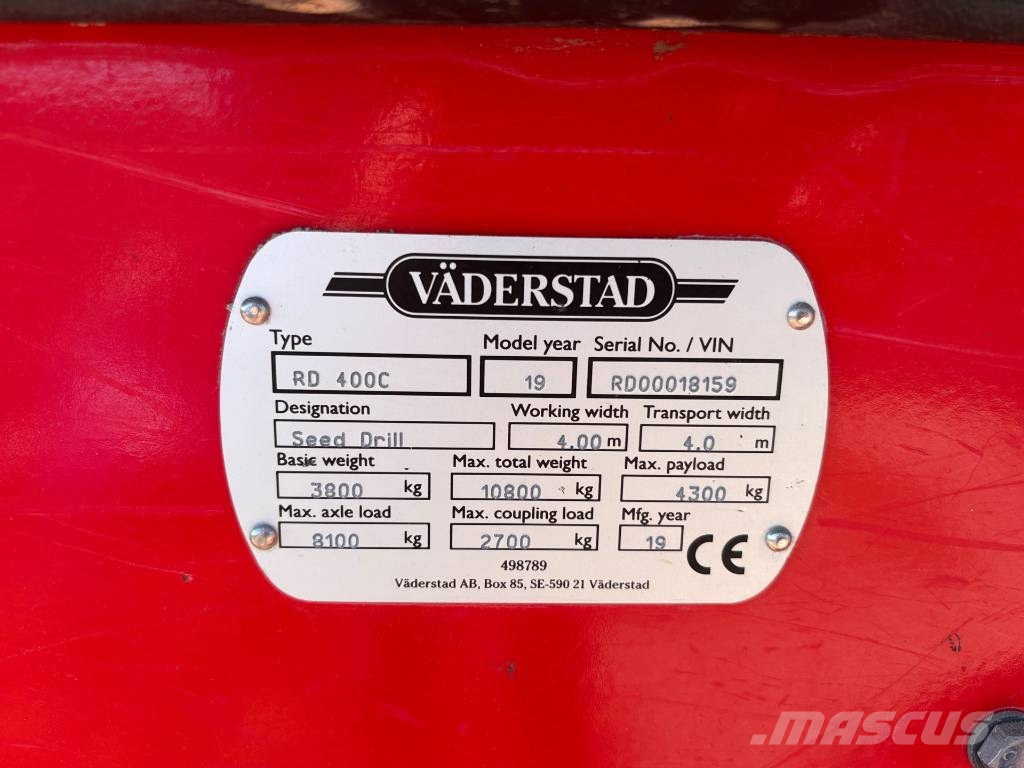 Väderstad Rapid400C Zaaimachines