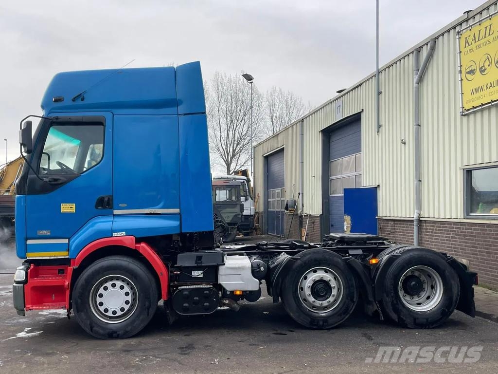 Renault Premium 420 6x2 Tractor Manuel Gearbox Hydraulic G Naudoti vilkikai