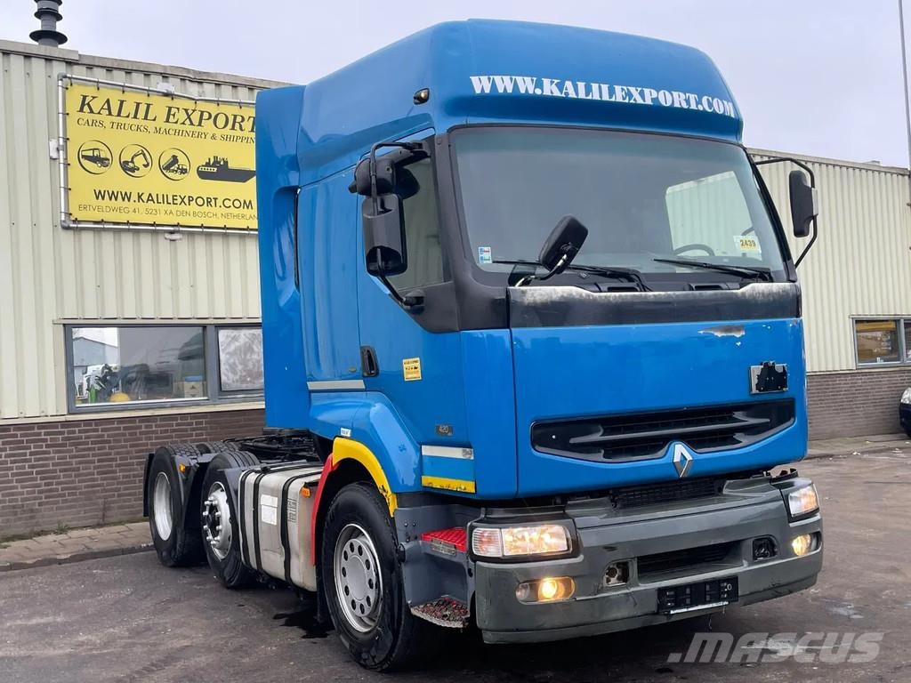Renault Premium 420 6x2 Tractor Manuel Gearbox Hydraulic G Naudoti vilkikai
