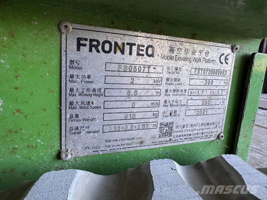 Fronteq FS0507T Schaarhoogwerkers