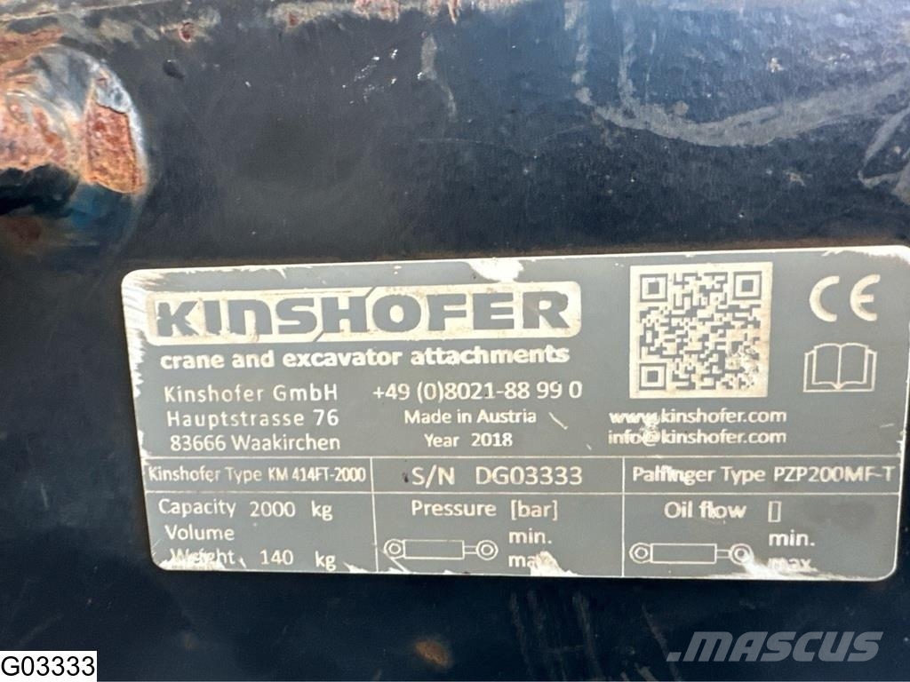Kinshofer KM 414FT-2000 ملحقات ومكونات أخرى