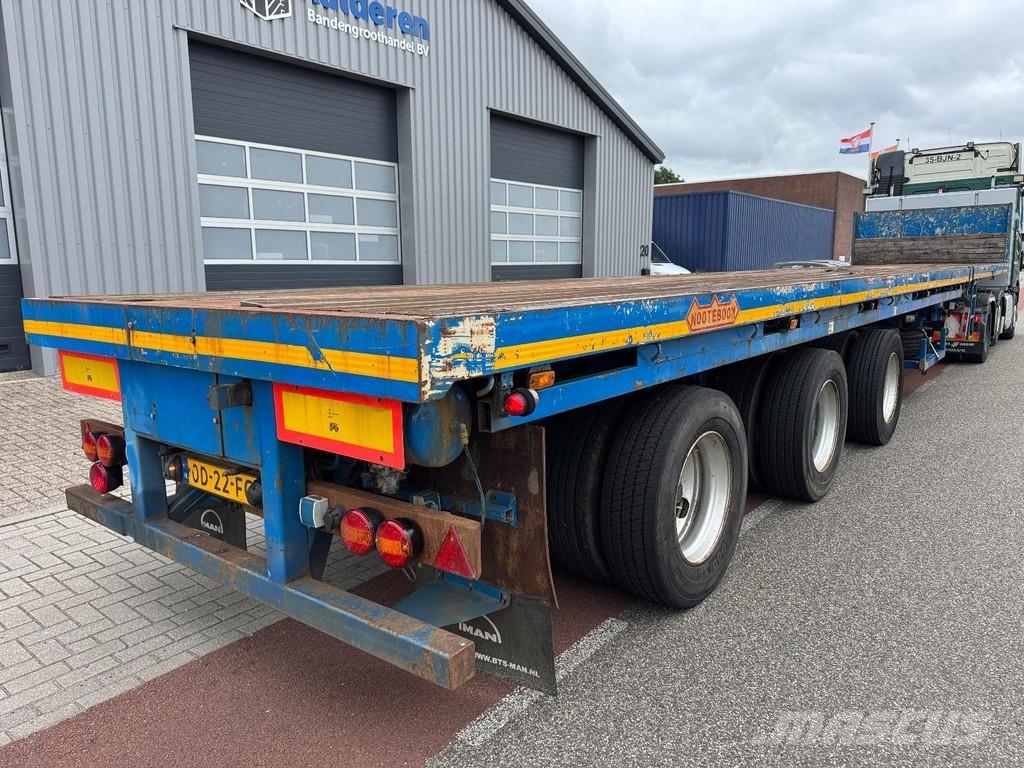 Nooteboom OVB-48-VV, 2 x Extandable, 29,30 Mtr, Power Steeri Полуприцепы-платформы/боковая разгрузка