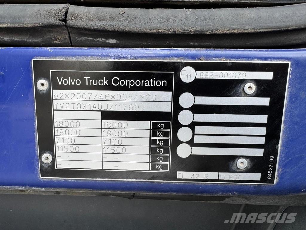 Volvo FL 250 4X2 EURO 6 + 360° CAMERA + DHOLLANDIA LIFT Camiones con caja de remolque