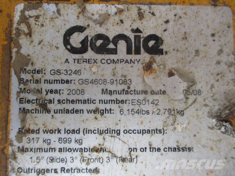 Genie GS 3246 Nožnicové zdvíhacie plošiny
