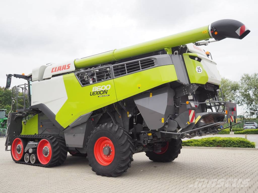 CLAAS Lexion 8600TT CEMOS GPS + V1080 حصادات