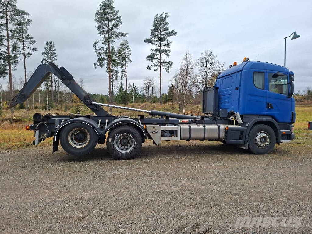 Scania R 124 G 470 Koukkulava kuorma-autot
