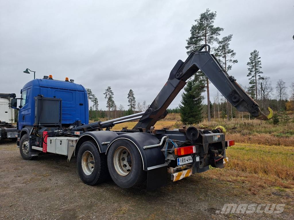 Scania R 124 G 470 Koukkulava kuorma-autot