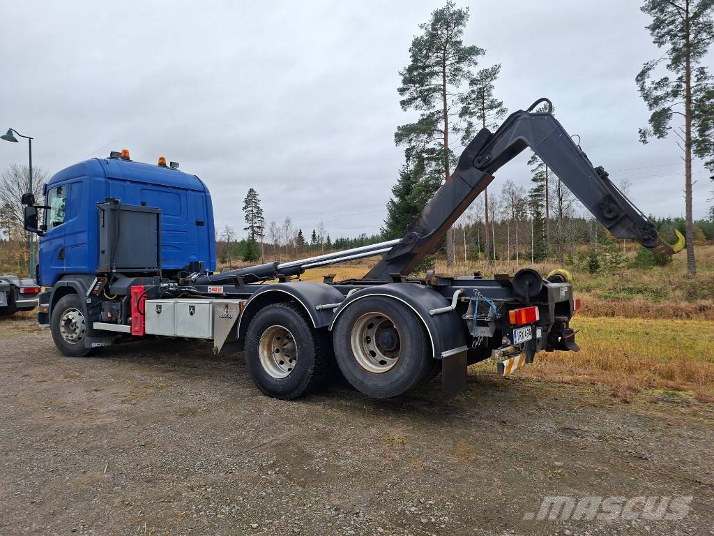 Scania R 124 G 470 Koukkulava kuorma-autot