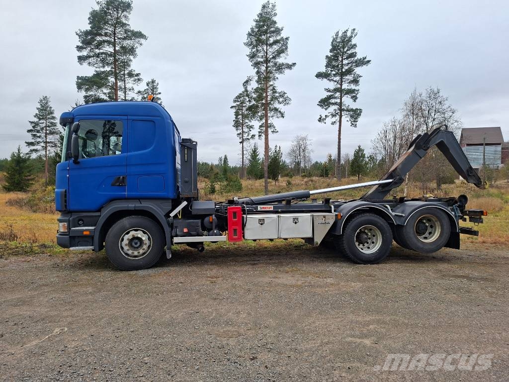 Scania R 124 G 470 Koukkulava kuorma-autot