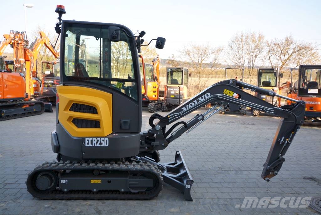 Volvo ECR 25 D Mini ekskavatörler, 7 tona dek