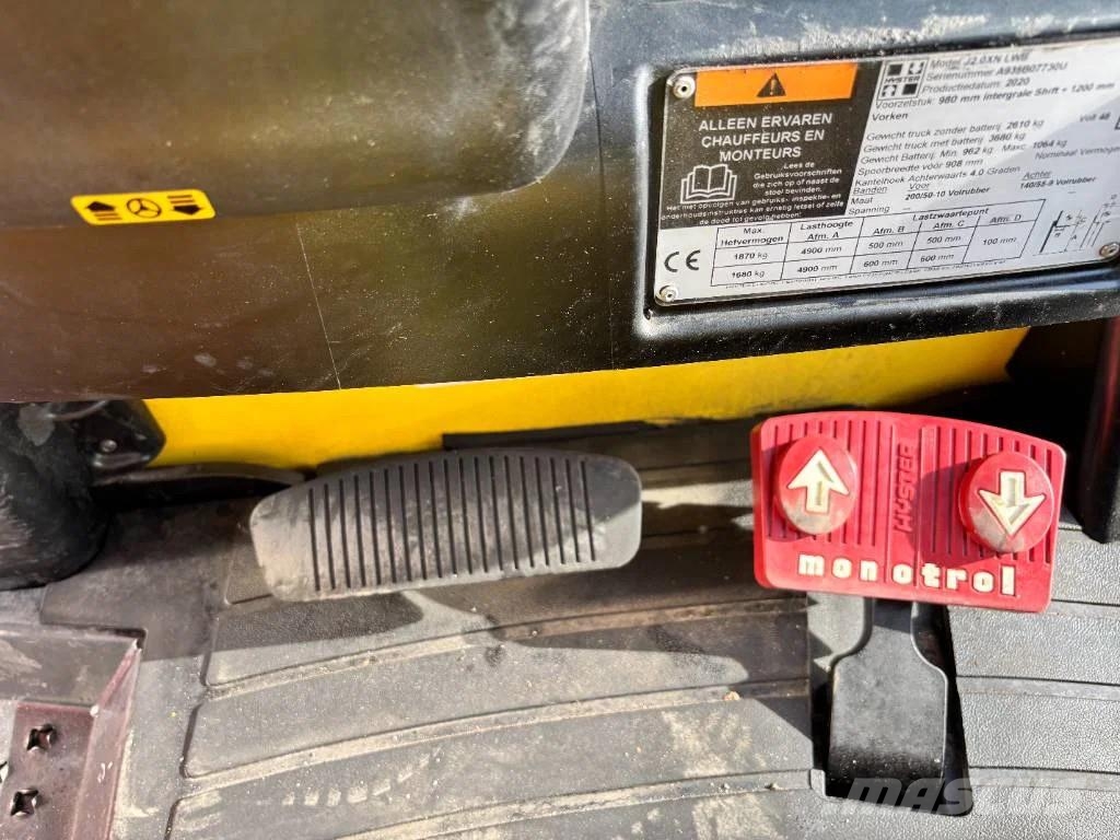 Hyster J2.0 XN LWB 2000kg E- Heftruck Elektrische heftrucks