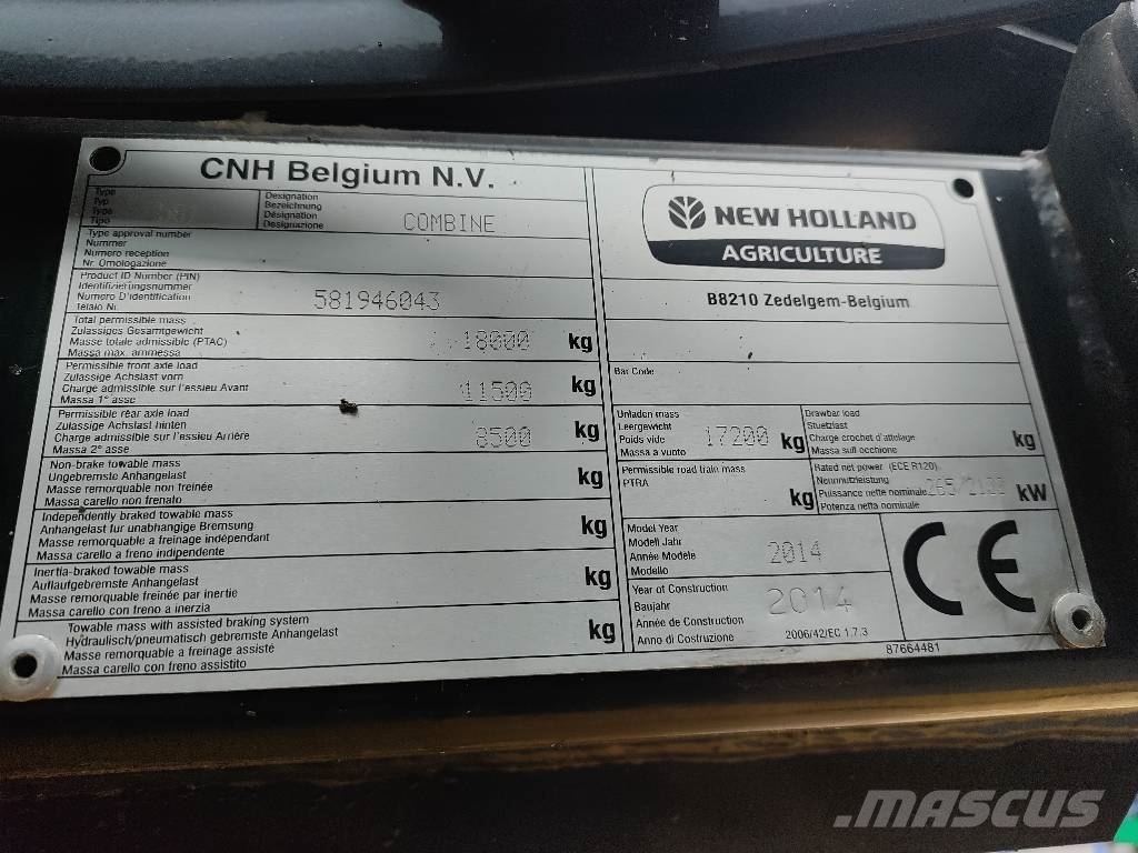 New Holland CX 8080 SL ELEVATION Mähdrescher