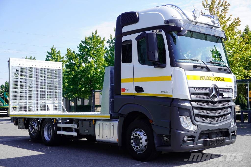 Mercedes-Benz Actros 2540 6×2 / 90 tho. km! / NEW GALVANIZED tow Camiones portamaquinaria