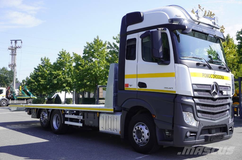 Mercedes-Benz Actros 2540 6×2 / 90 tho. km! / NEW GALVANIZED tow Camiones portamaquinaria