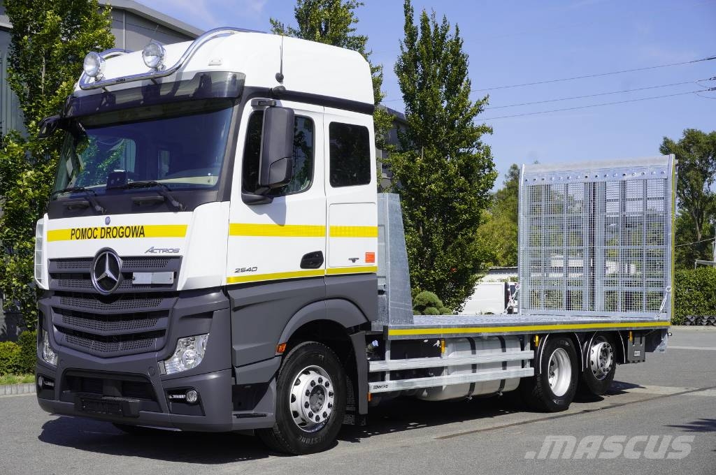 Mercedes-Benz Actros 2540 6×2 / 90 tho. km! / NEW GALVANIZED tow Camiones portamaquinaria