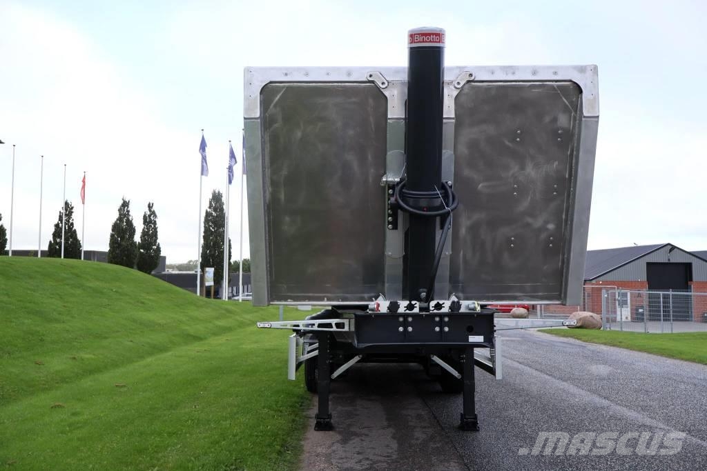 AMT TGL400 4 akslet letvægts tiptrailer Semi-trailer med tip