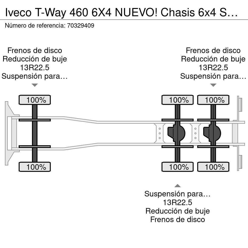 Iveco T-Way 460 6X4 NUEVO! Chasis 6x4 Suspensión Ballest Châssis cabine