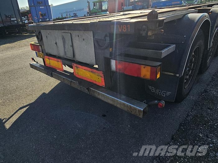 Burg 12-27 CCXGX - 30 Ft tank container chassis - ADR - Semirimorchi portacontainer