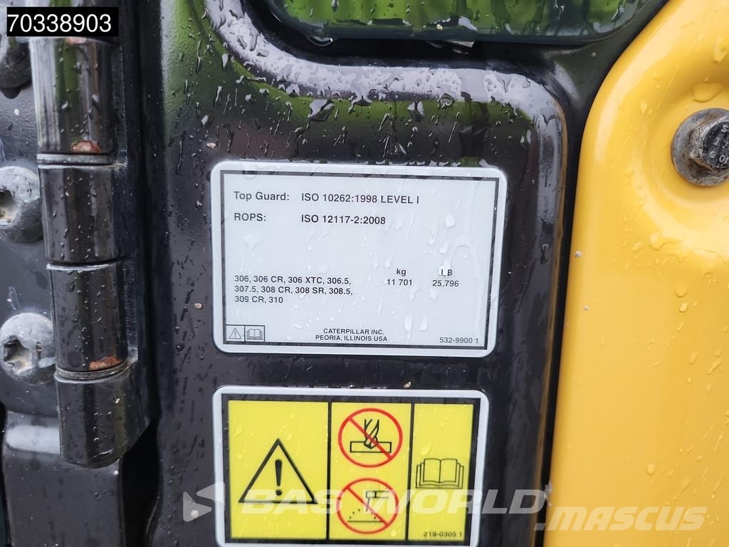 CAT 308 CR Mini ekskavatori < 7 t