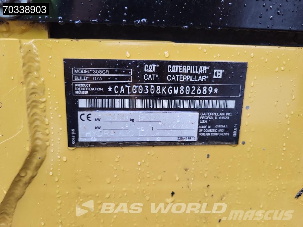CAT 308 CR Mini ekskavatori < 7 t