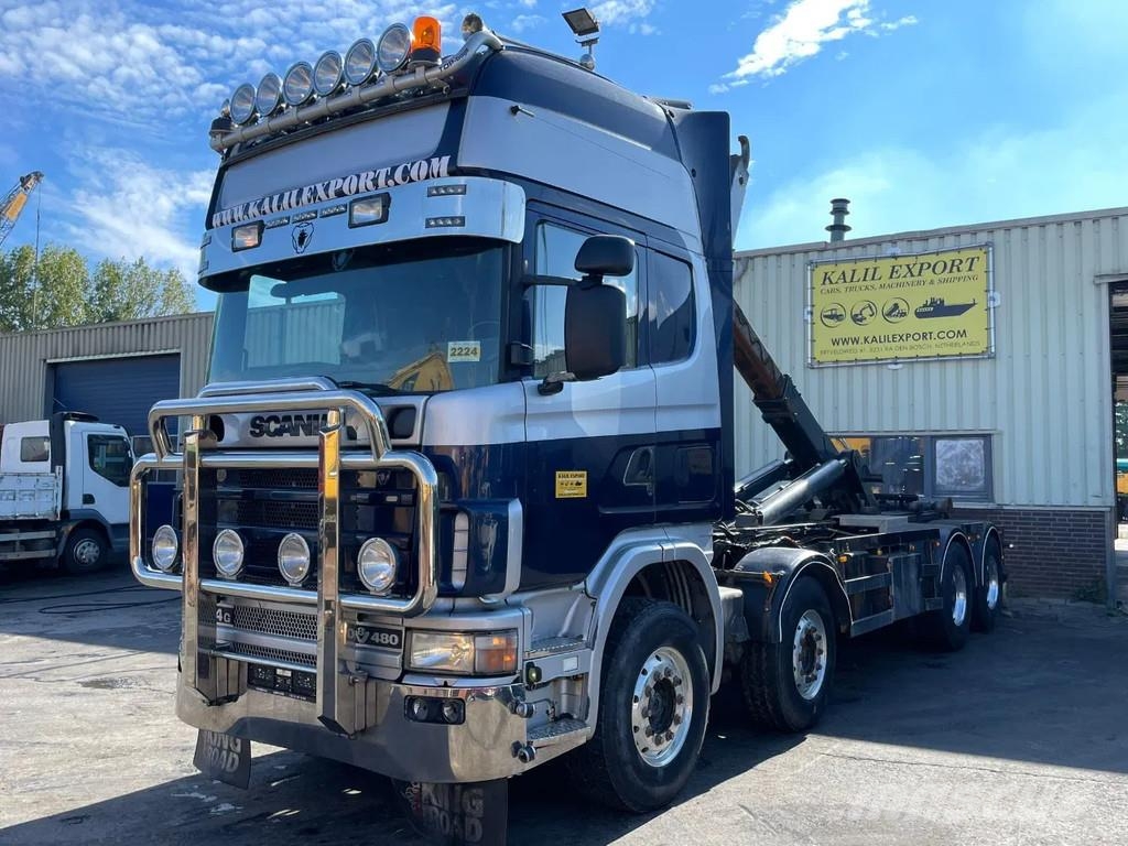 Scania R164-480 V8 Multi Lift 8x4 Full Steel Suspension M Vinçli kamyonlar