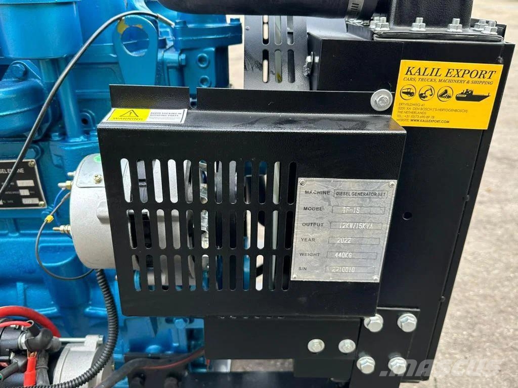 Ricardo 15 KVA (12KW) Generator 3 Phase 50HZ 400V NEW UNUS Γεννήτριες ντίζελ