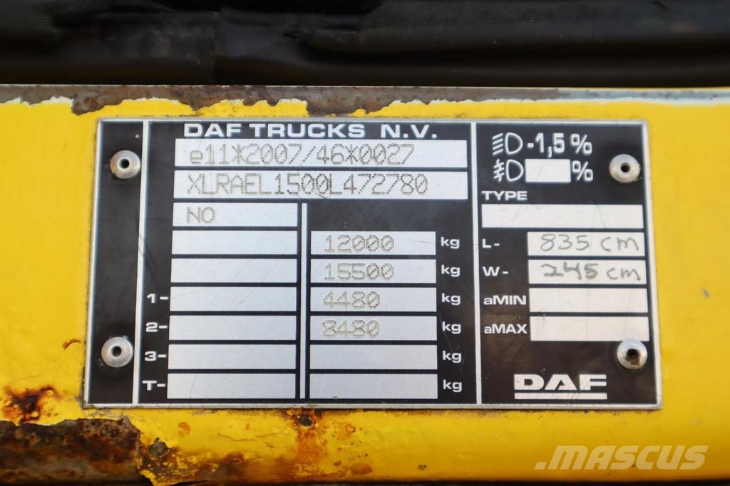 DAF LF 210 FA 4X2 | FALKOM | SLIDING PLATF | 2X WINCH Bergungsfahrzeuge