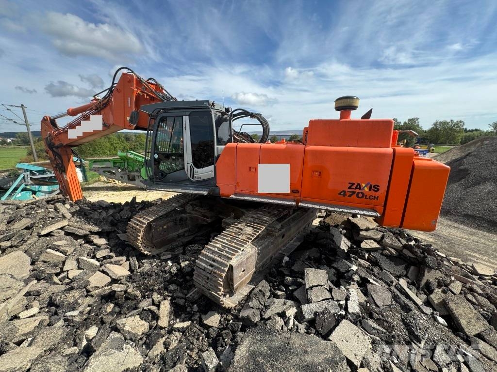 Hitachi ZX 470 LCD-3, Abbruch-Longfront, Monoausleger Long Reach Bagger