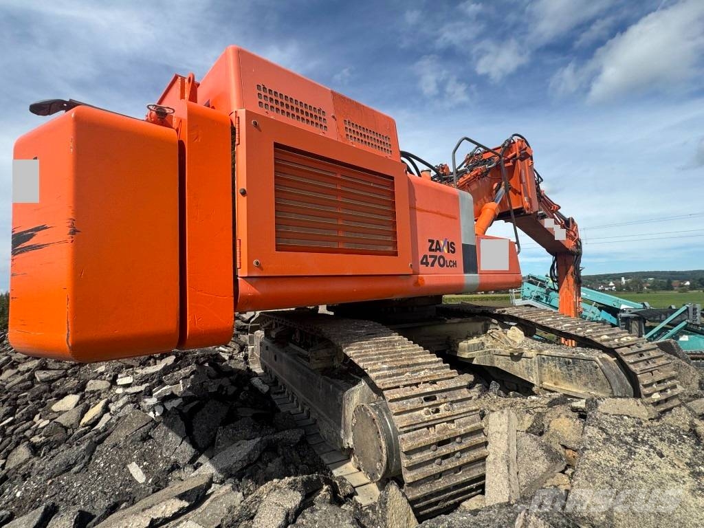 Hitachi ZX 470 LCD-3, Abbruch-Longfront, Monoausleger Long Reach Bagger